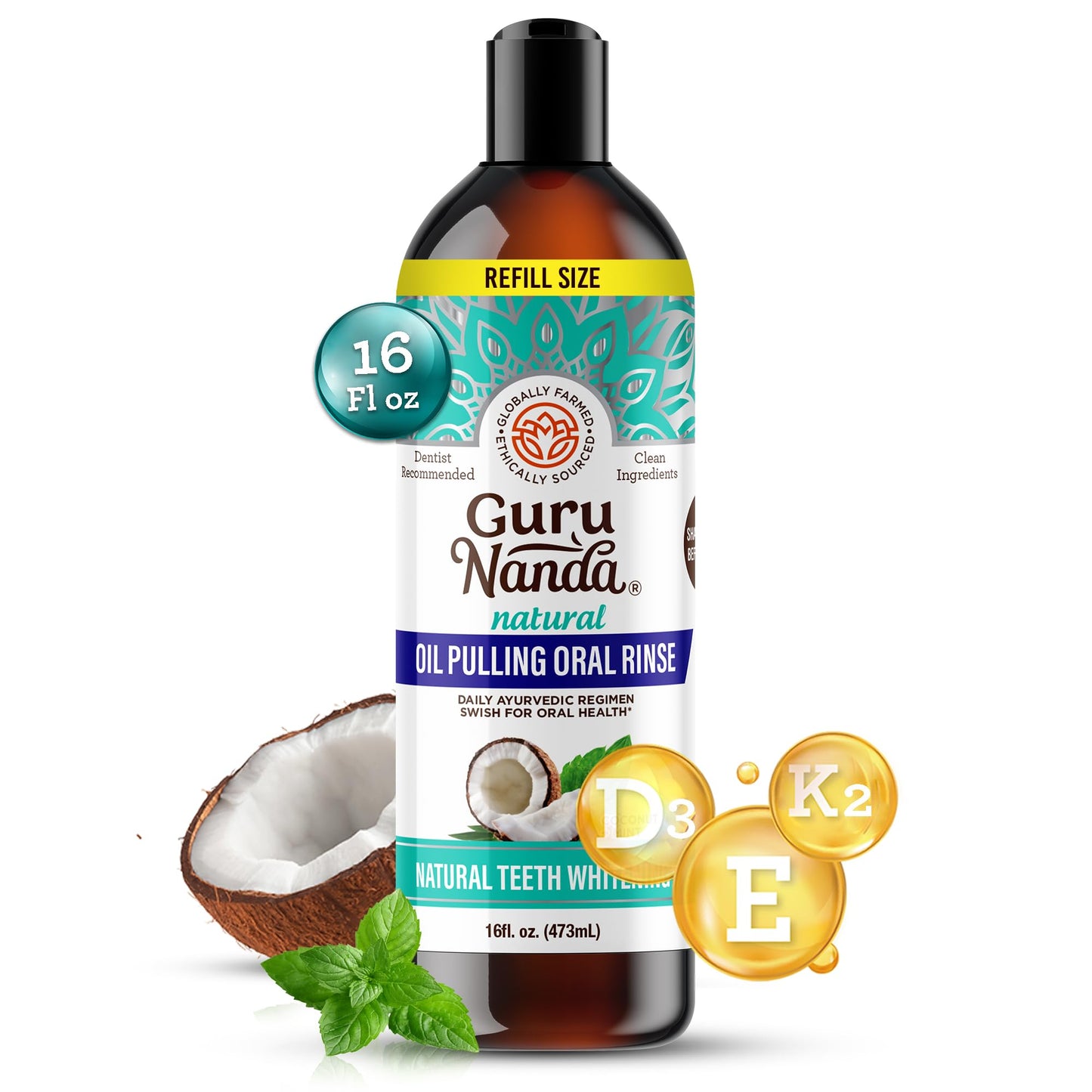 Coconut Oil Pulling Mouthwash