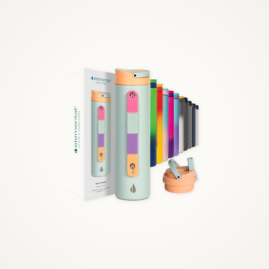 Elemental Insulated Water Bottle with Straw (20 oz)