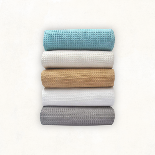 100% Cotton Waffle Weave Blanket