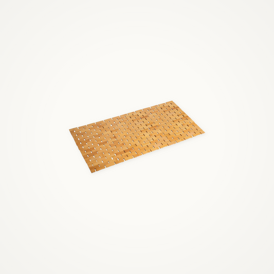 Natural Bamboo Bath Mat (16" x 34")