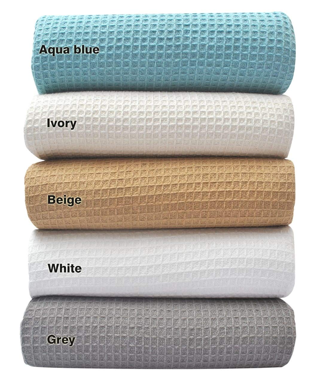100% Cotton Waffle Weave Blanket