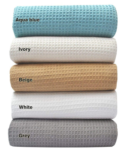 100% Cotton Waffle Weave Blanket