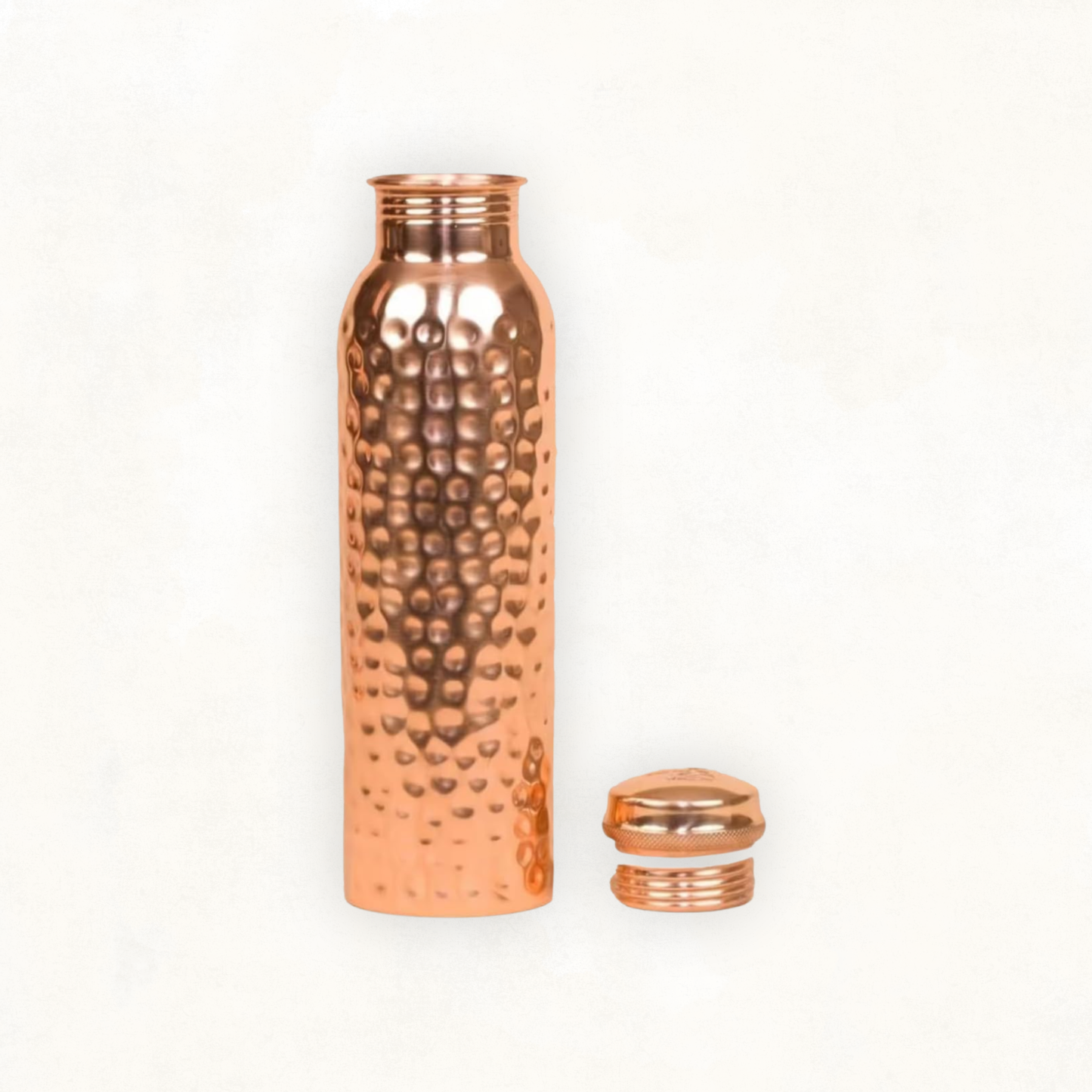 100% Copper Hammered Ayurvedic Water Bottle