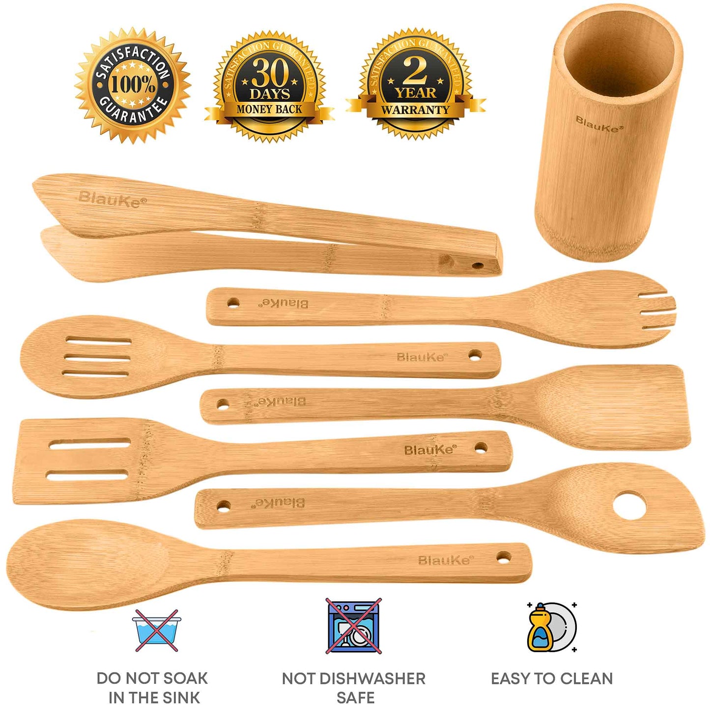 Bamboo Kitchen Utensil Set