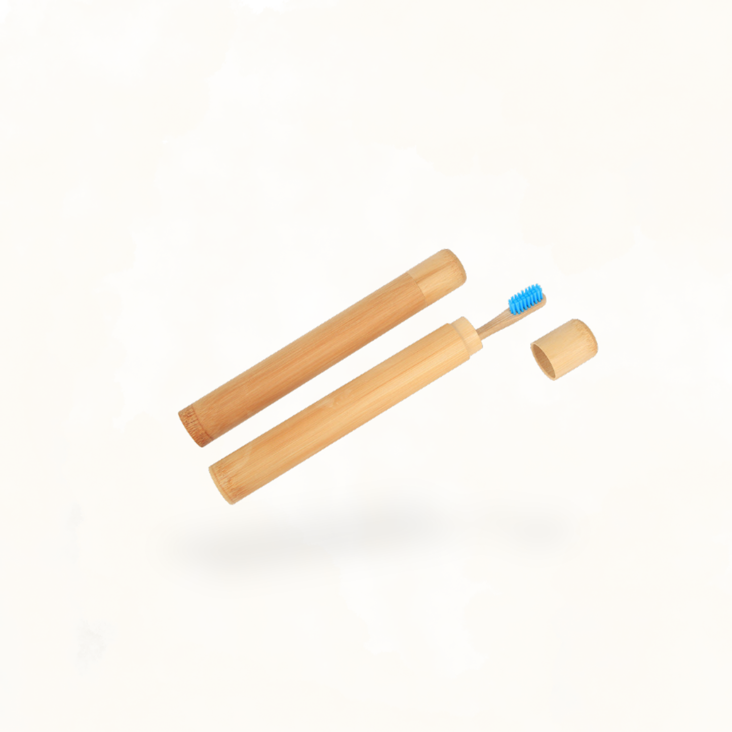 Bamboo Toothbrush with Storage Tube