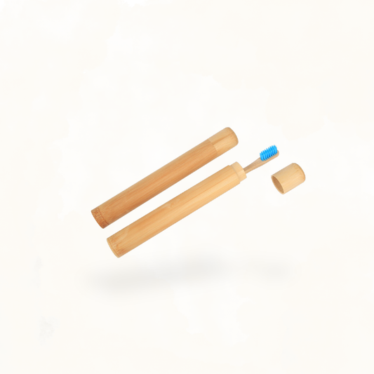 Bamboo Toothbrush with Storage Tube