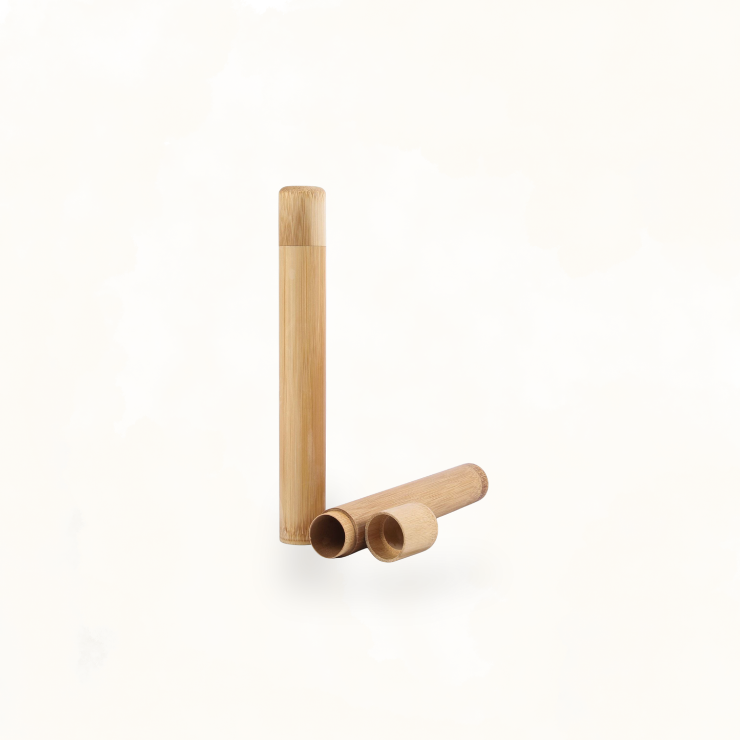 Bamboo Toothbrush with Storage Tube