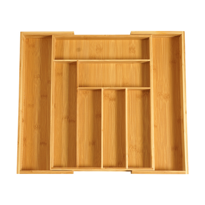 Bamboo Cutlery Organizer