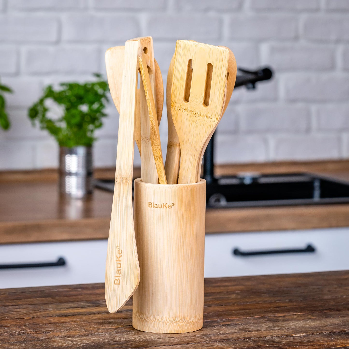Bamboo Kitchen Utensil Set