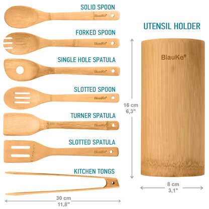 Bamboo Kitchen Utensil Set